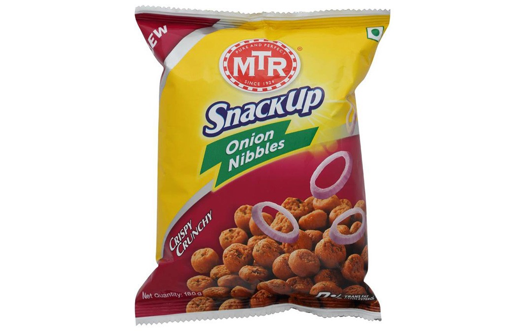 MTR Snackup Onion Nibbles Crispy Crunchy   Pack  180 grams